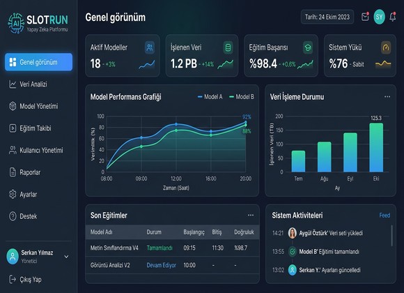 Slotrun Platform Genel Görünüm ve Arayüz