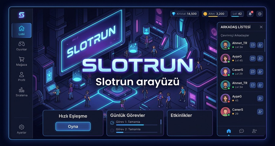 Slotrun Online Oyun Platformu Genel Görünüm